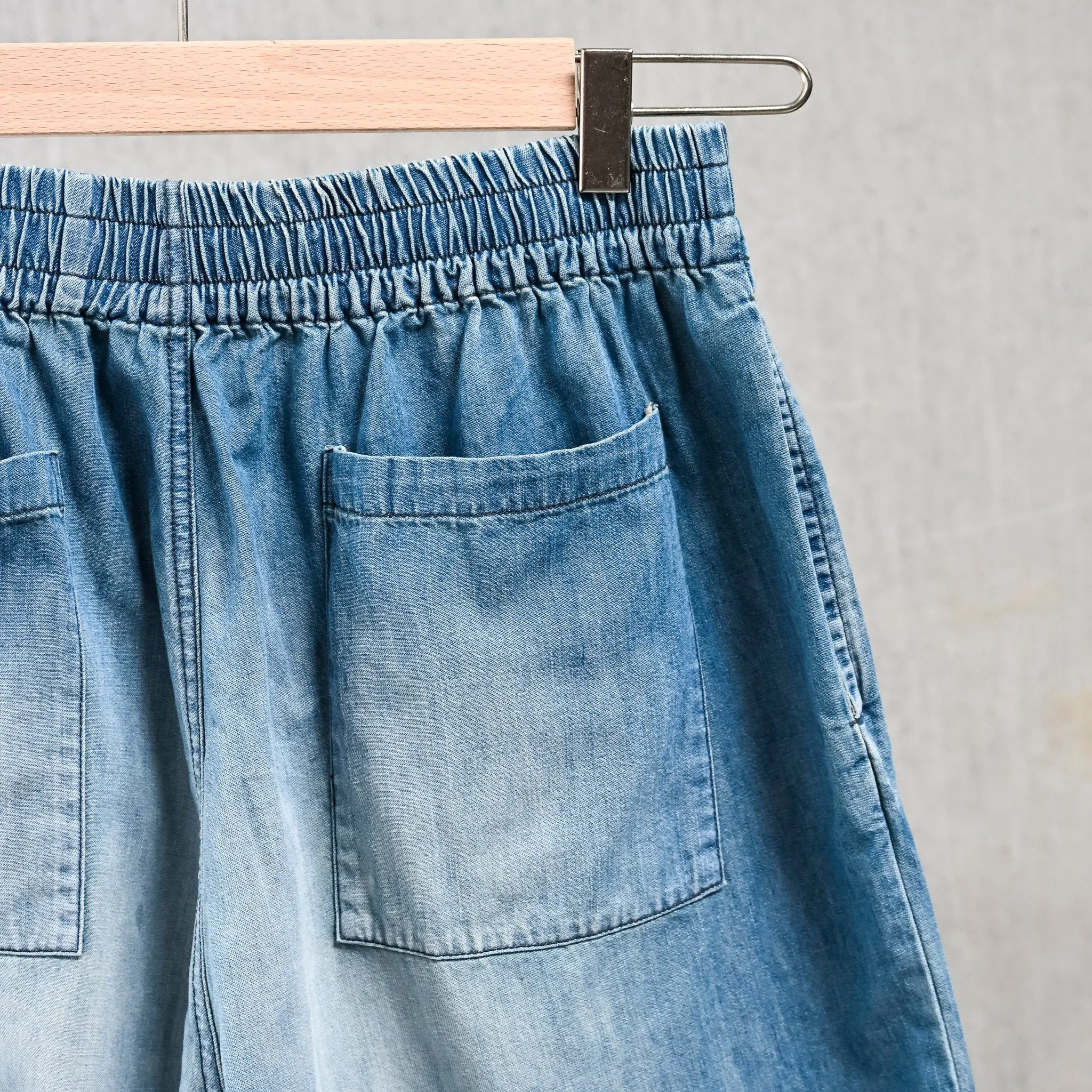 Fullcount 1143HW-2 Washed Denim Resort Shorts sold by Frans Boone product image thumbnail 5
