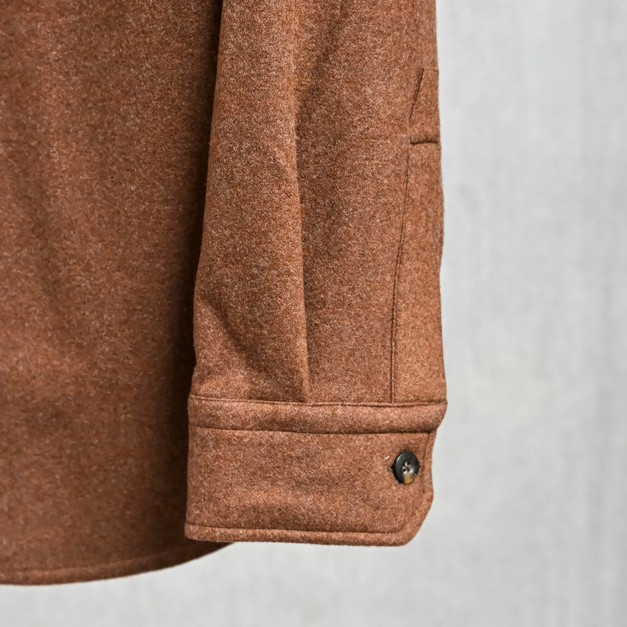 Caruso Overshirt Nuage 180's Wool Beige Scuro sold by Frans Boone product image thumbnail 5