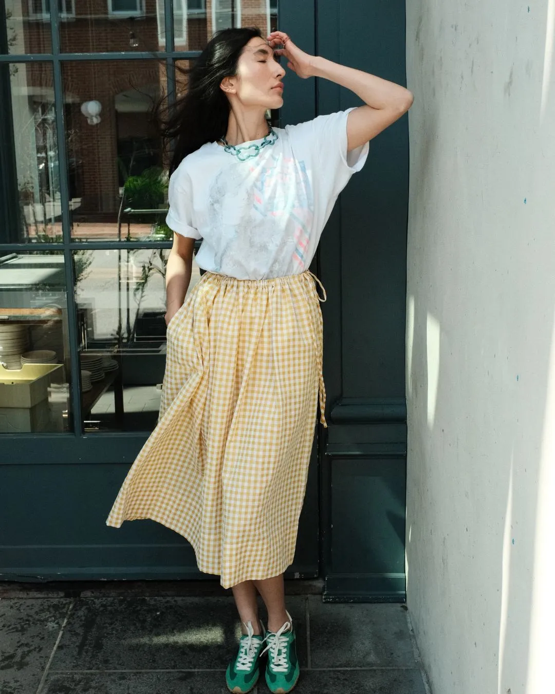 Cotton Dirndl Skirt sold by Proche Studio product image thumbnail 3