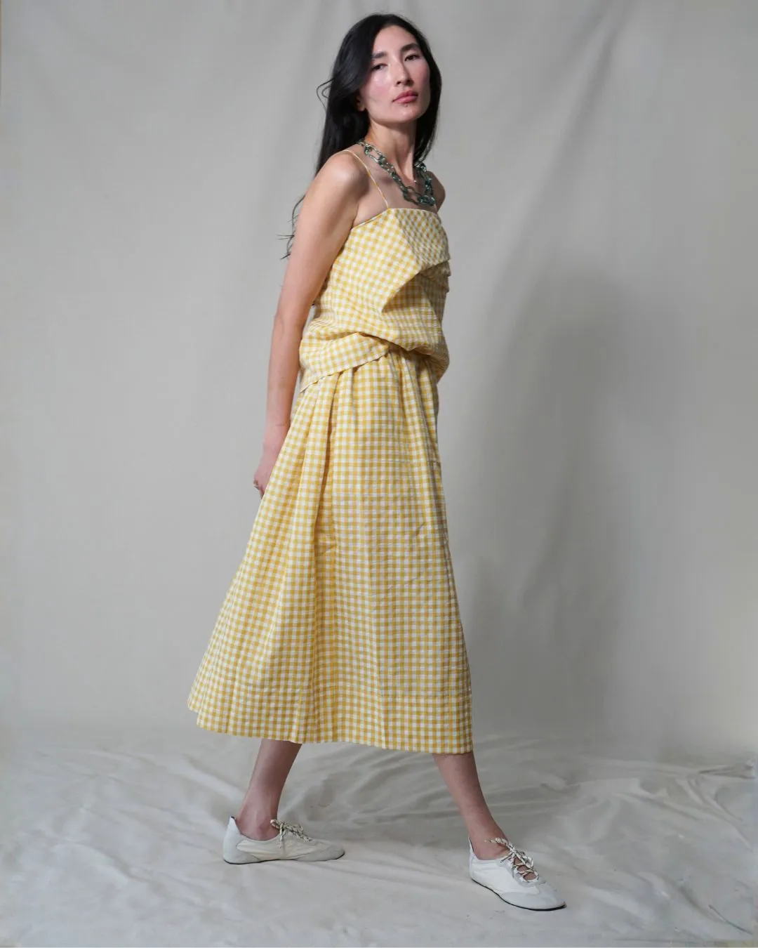 Cotton Dirndl Skirt sold by Proche Studio product image thumbnail 4