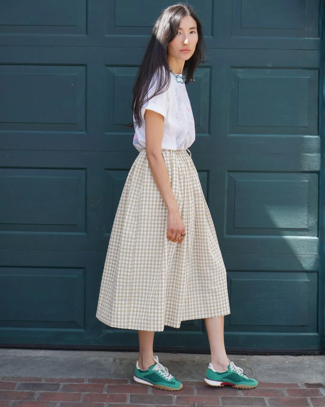 Cotton Dirndl Skirt sold by Proche Studio product image thumbnail 2