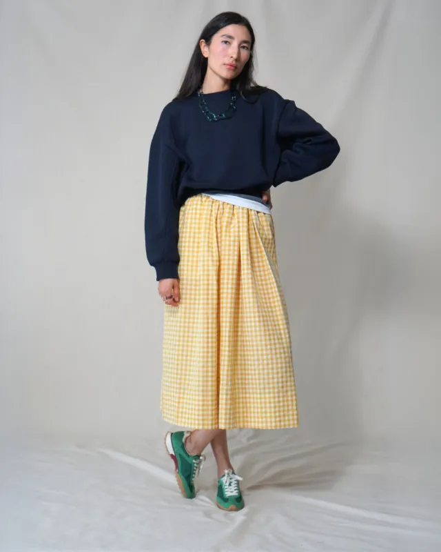 Cotton Dirndl Skirt made by Proche Studio