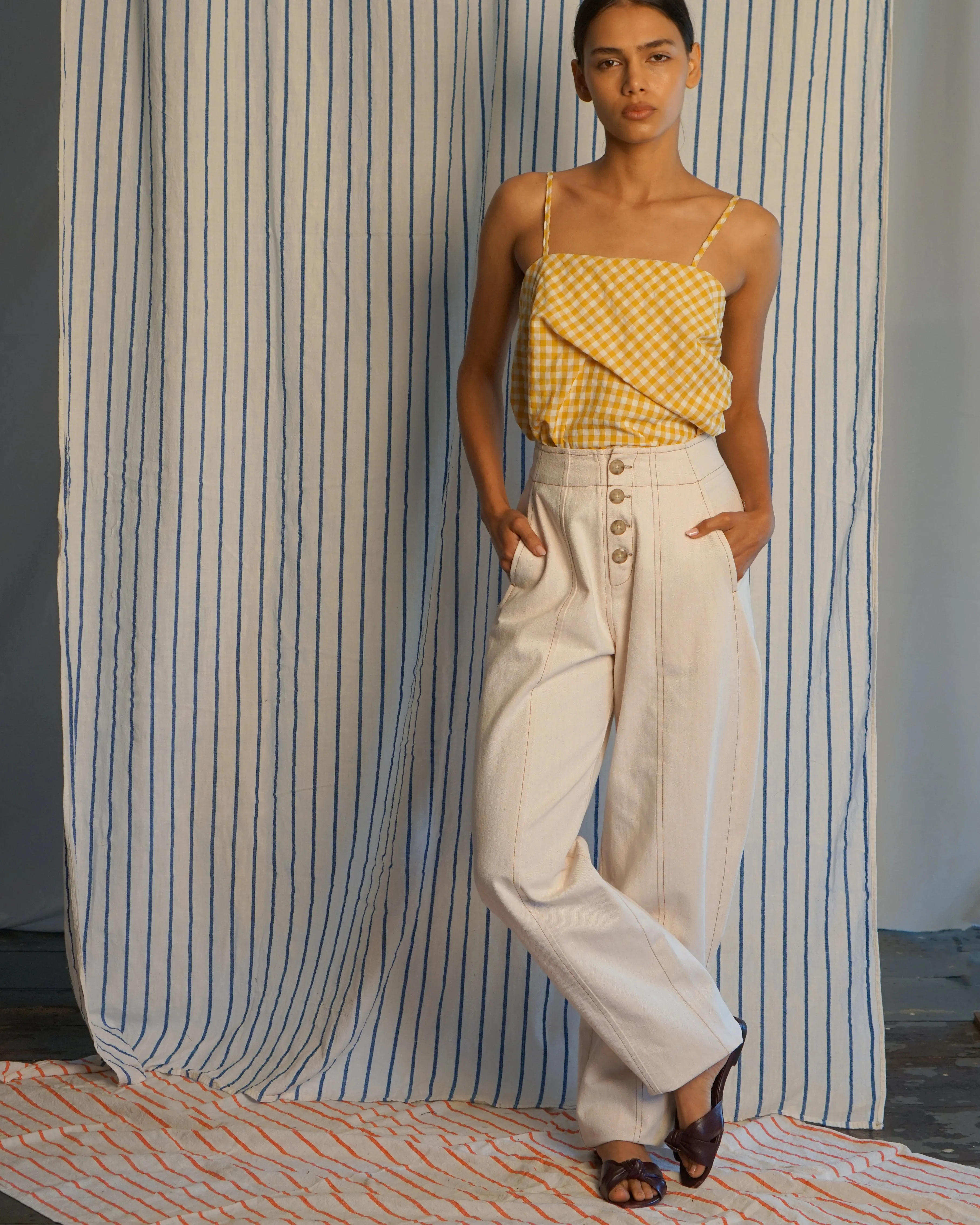 Wave Draped Cami sold by Proche Studio product image thumbnail 5