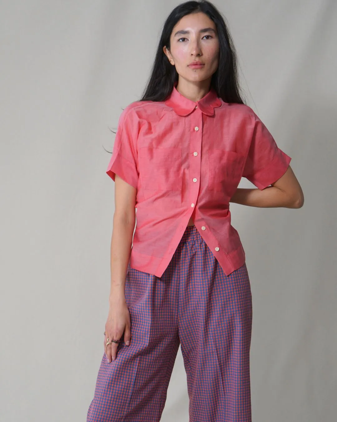Miranda Blouse in Peony sold by Proche Studio product image thumbnail 2