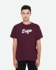 Erigo T-Shirt Basic Maroon White Unisex sold by Erigo
