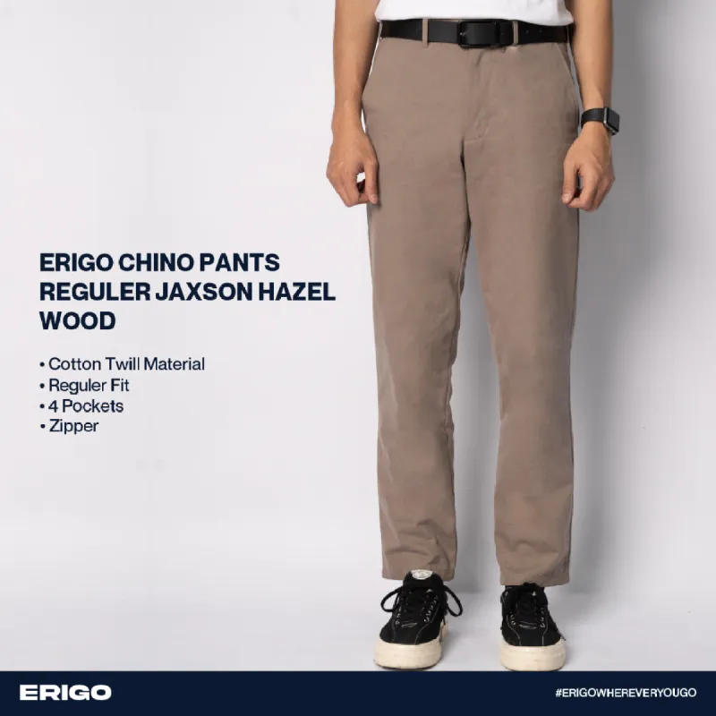 Erigo Chino Pants Regular Jaxson Hazel Wood sold by Erigo