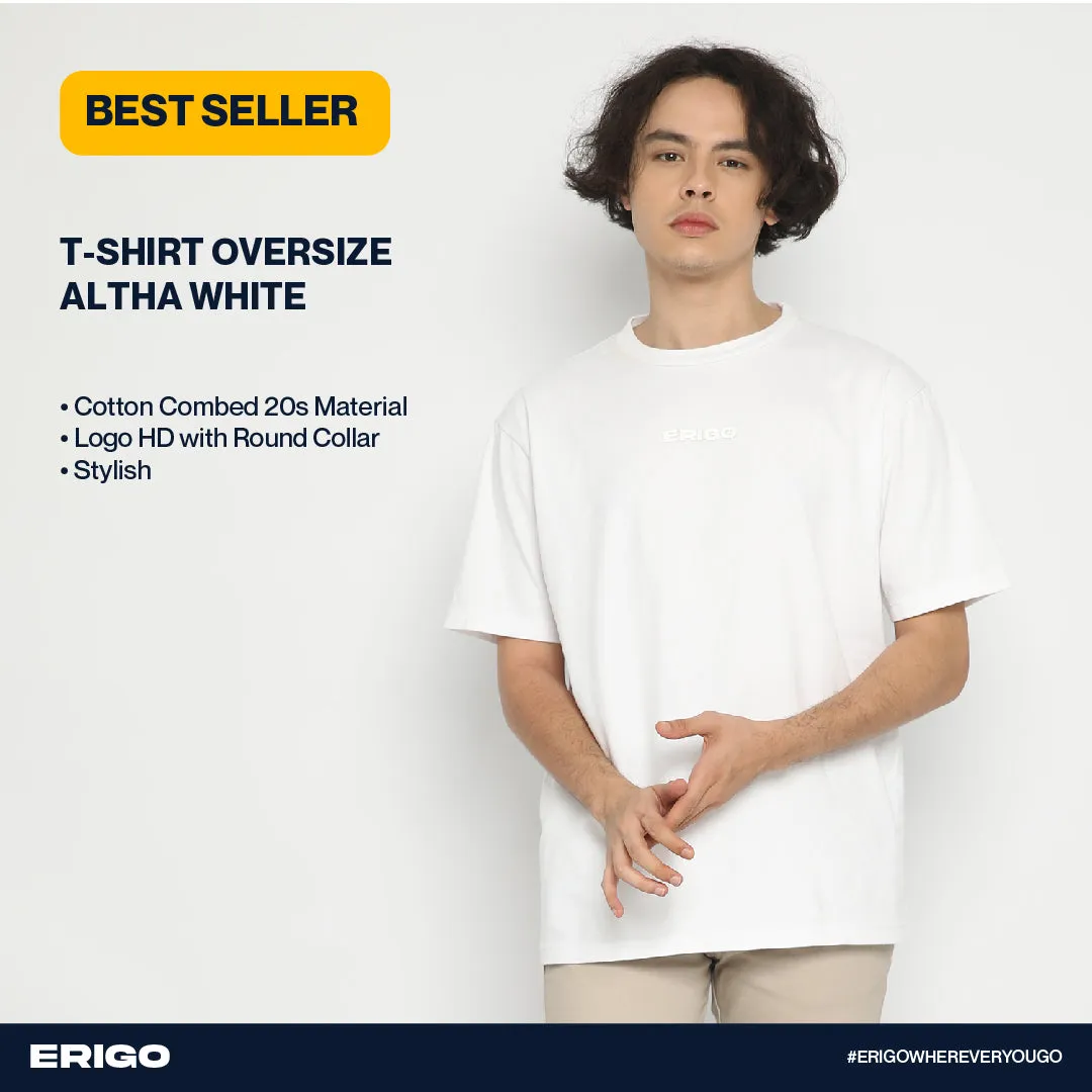 Erigo T-Shirt Oversize Altha White sold by Erigo
