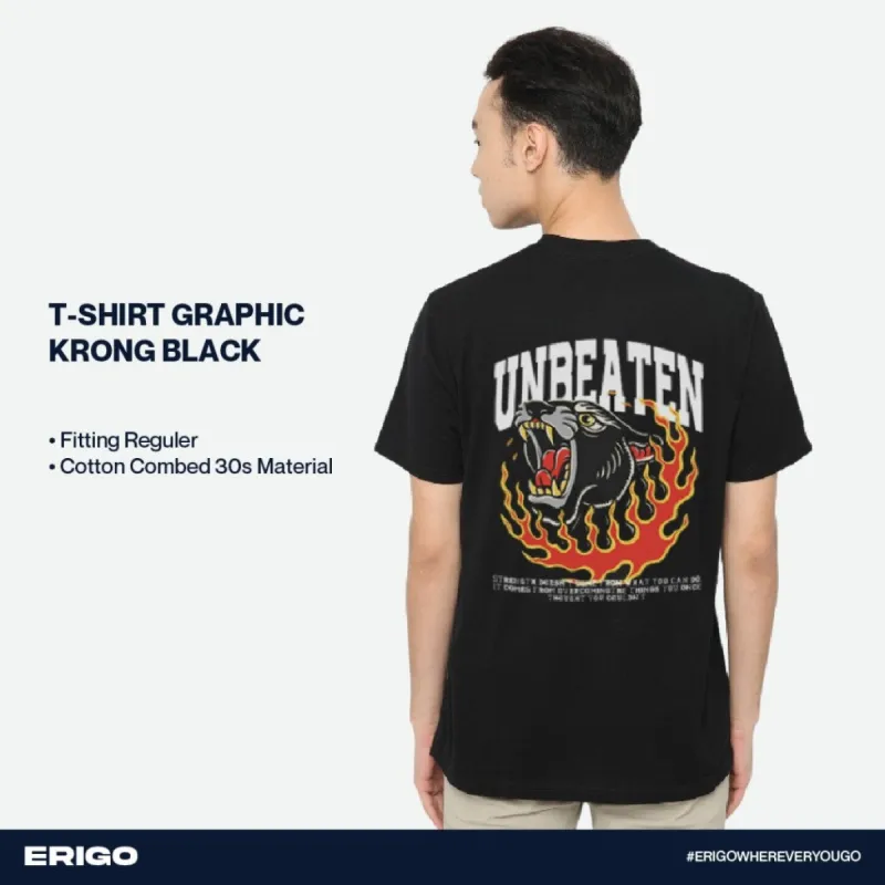 Erigo T-Shirt Graphic Krong Black sold by Erigo