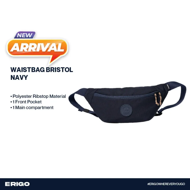 Erigo Waist Bag Bristol Navy Unisex sold by Erigo