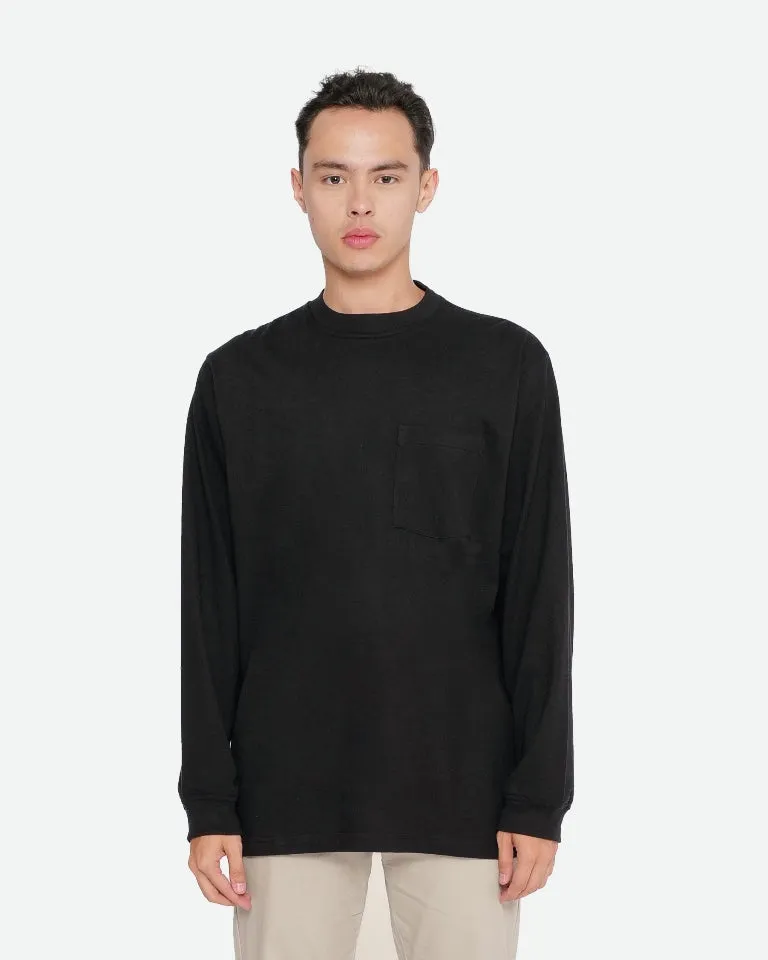 Erigo Longsleeve Pocket Fane Black Unisex sold by Erigo