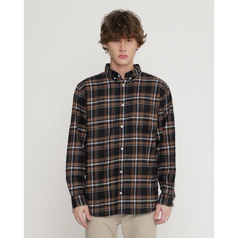 Erigo Flannel Bradley Black sold by Erigo