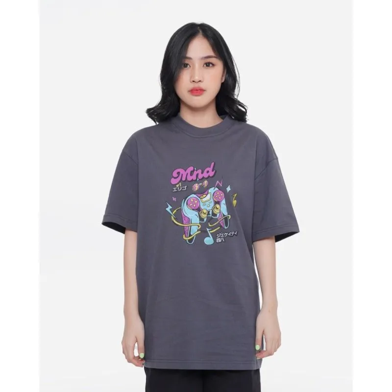 Erigo T-Shirt Oversize | JKT48 Amanda Grey sold by Erigo