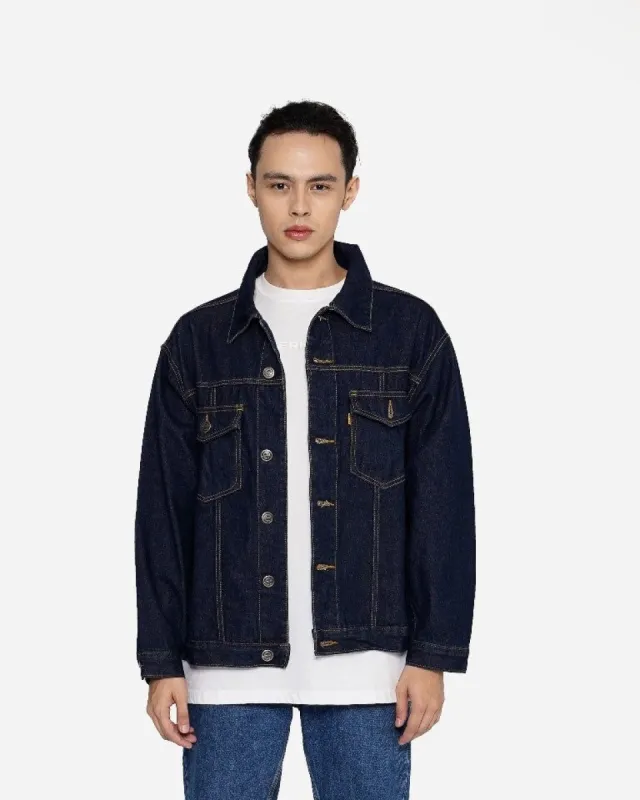 Erigo Denim Jacket Basic Chuba Raw Denim sold by Erigo