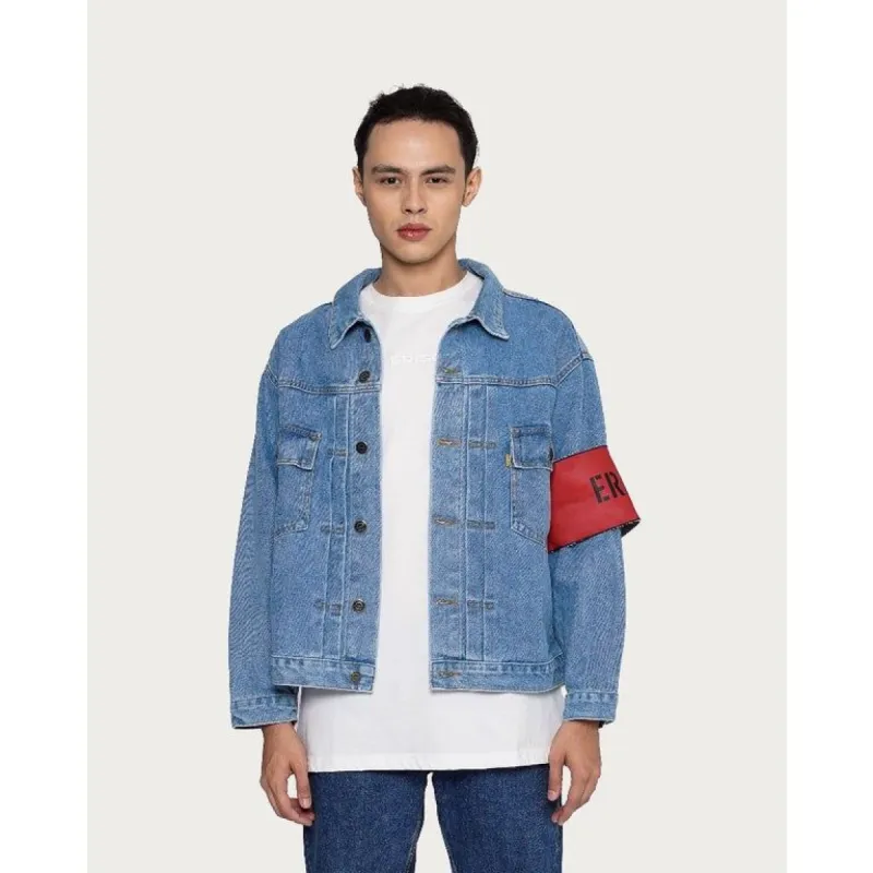 Erigo Denim Jacket Pocket Maro Light Blue sold by Erigo