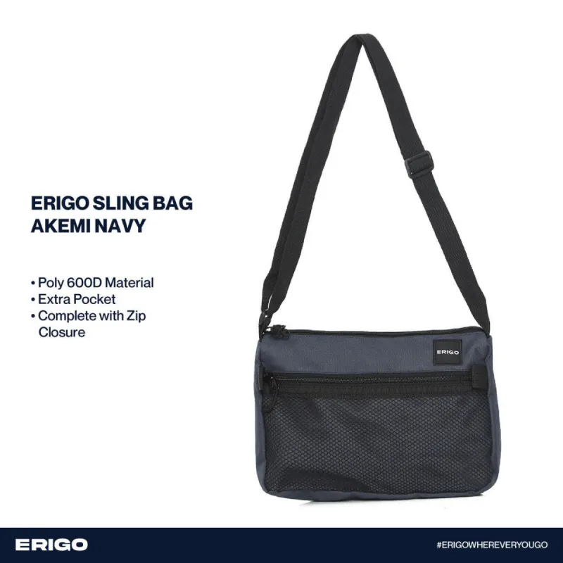 Erigo Sling Bag Akemi Navy Unisex sold by Erigo