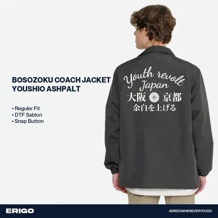 Erigo Bosozoku Coach Jacket Graphic Youshio Asphalt sold by Erigo