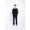Erigo T-Shirt Raglan Lowel Asphalt Black Unisex sold by Erigo