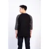 Erigo T-Shirt Raglan Lowel Asphalt Black Unisex sold by Erigo