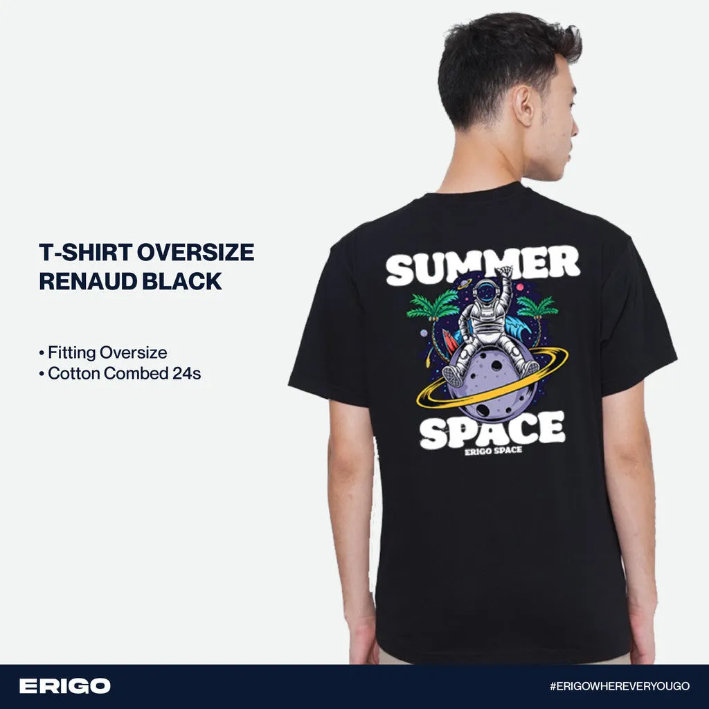Erigo T-Shirt Oversize Graphic Renaud Black sold by Erigo