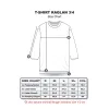 Erigo T-Shirt Raglan Lowel Asphalt Black Unisex sold by Erigo