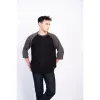 Erigo T-Shirt Raglan Lowel Asphalt Black Unisex sold by Erigo