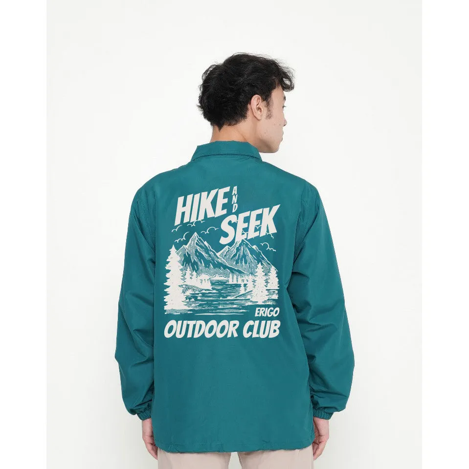 Erigo Coach Jacket Graphic Series Hike And Seek Spruce sold by Erigo product image thumbnail 2
