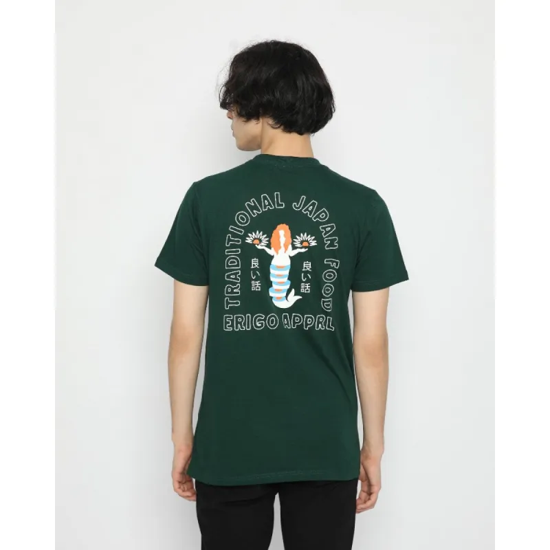 Erigo T-Shirt Sushi Mermaid Emerald sold by Erigo