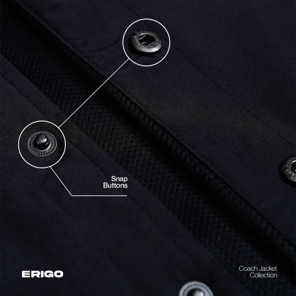 Erigo Bosozoku Coach Jacket Graphic Yoji Black sold by Erigo product image thumbnail 4