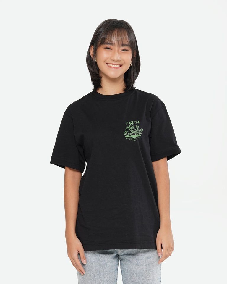 Erigo T-Shirt Oversize JKT48 Team Freya Black Unisex sold by Erigo