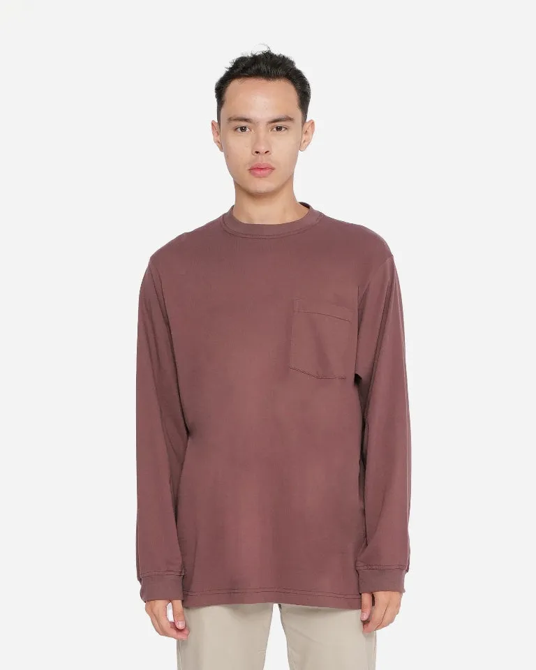 Erigo Longsleeve Pocket Blackton Coffee Unisex sold by Erigo