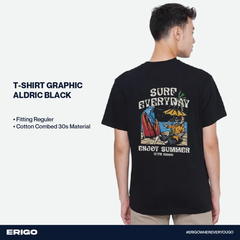 Erigo T-Shirt Graphic Aldric Black sold by Erigo