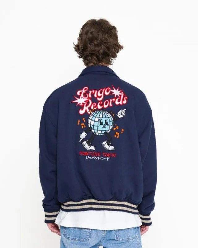 Erigo Varsity Jacket Keita Navy sold by Erigo