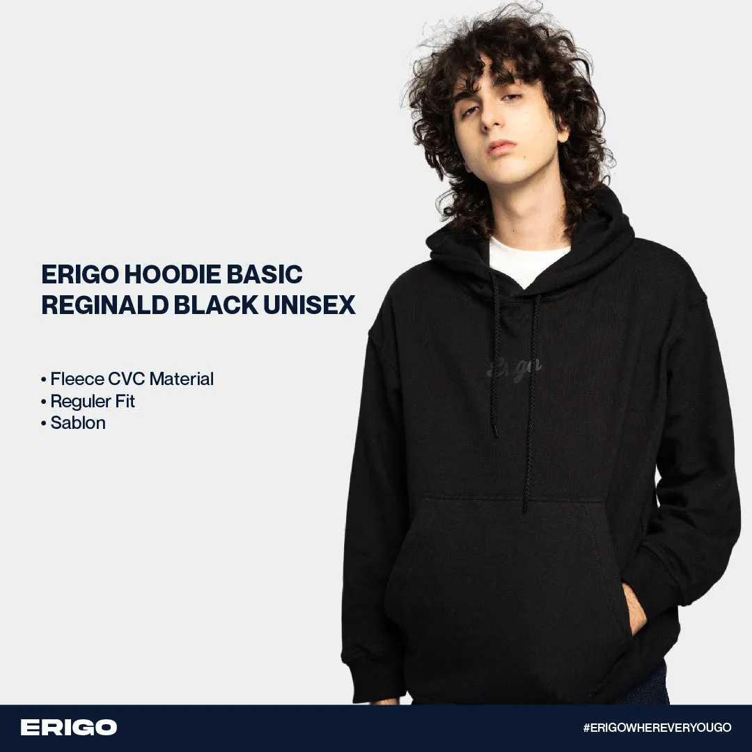 Erigo Hoodie Basic Reginald Black Unisex sold by Erigo