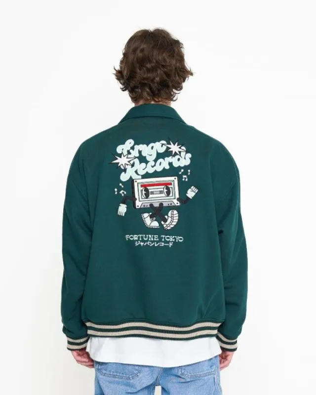 Erigo Varsity Jacket Takuto Emerald sold by Erigo