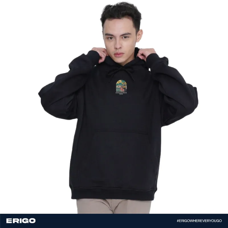 Erigo Hoodie Graphic Korina Black sold by Erigo