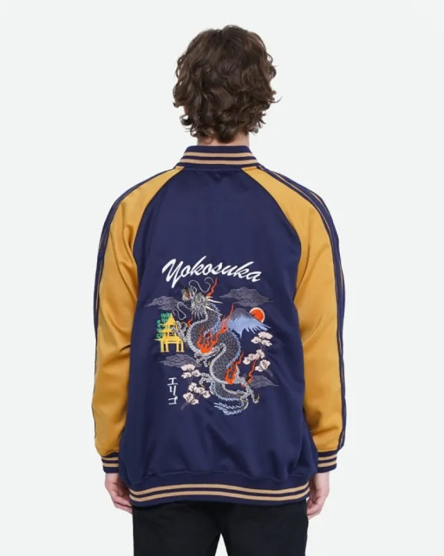 Erigo Sukajan Jacket Rokasho Navy Unisex sold by Erigo