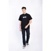 Erigo T-Shirt Oversize Graphic Seiya Black sold by Erigo
