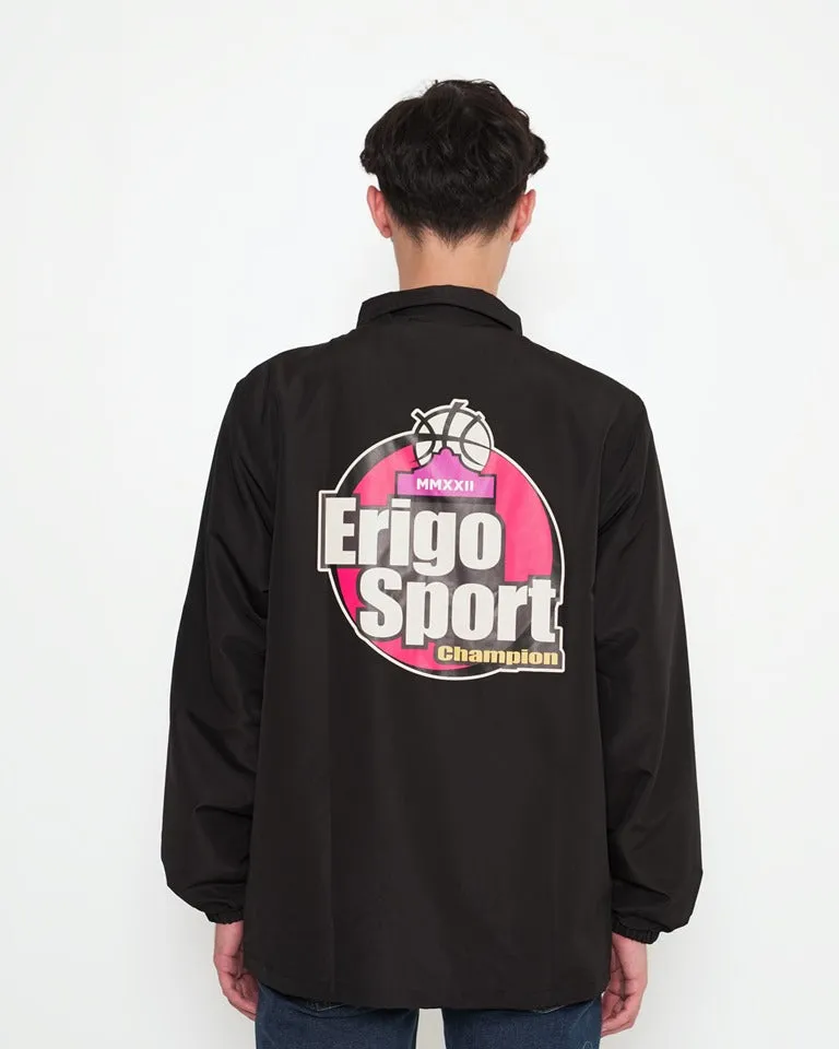 Erigo Coach Jacket Spoelstra Black sold by Erigo
