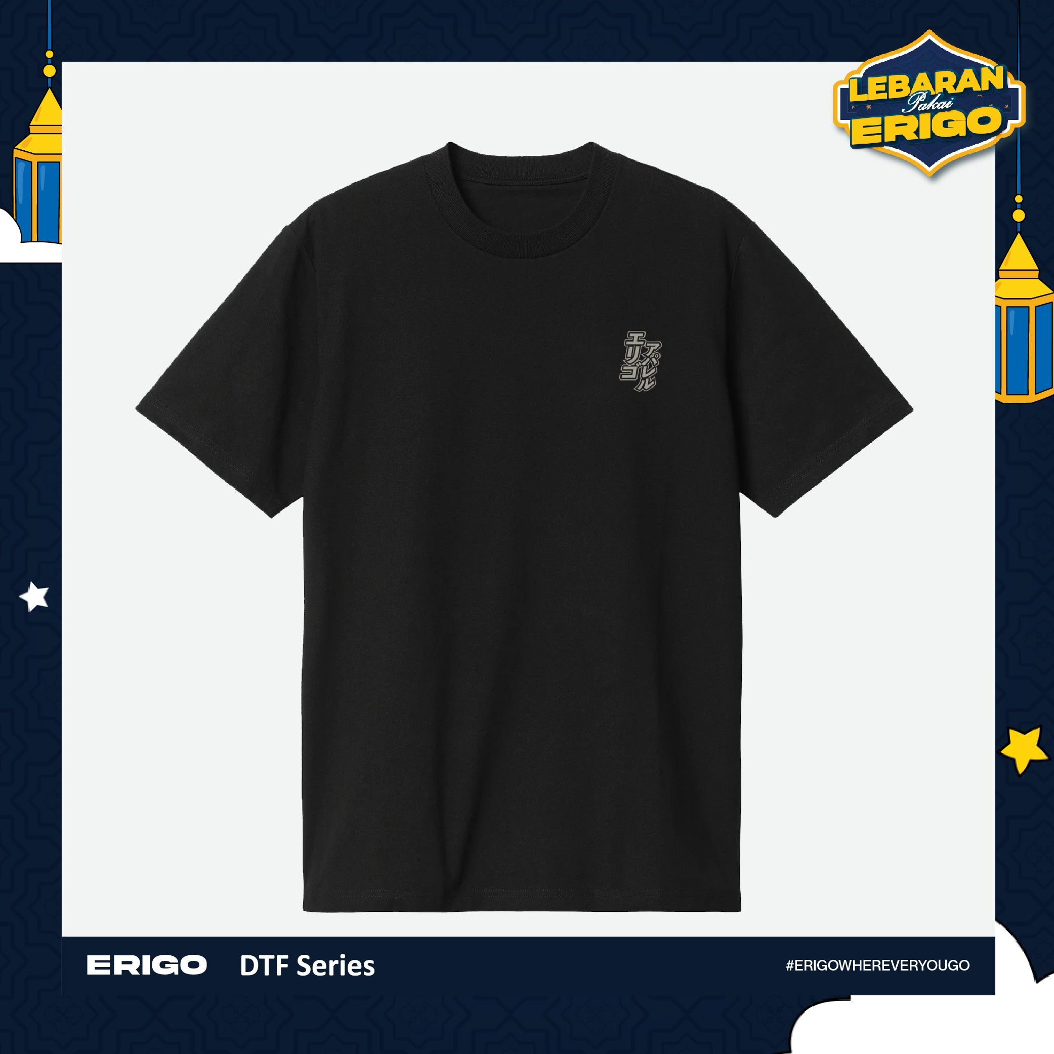 Erigo T-shirt Oversize DTF Series Akaya Black sold by Erigo product image thumbnail 2