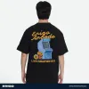 Erigo T-Shirt Oversize Graphic Series Arcade Club Black sold by Erigo