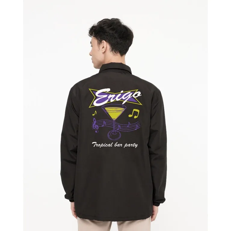 Erigo Coach Jacket Bar Party Black sold by Erigo