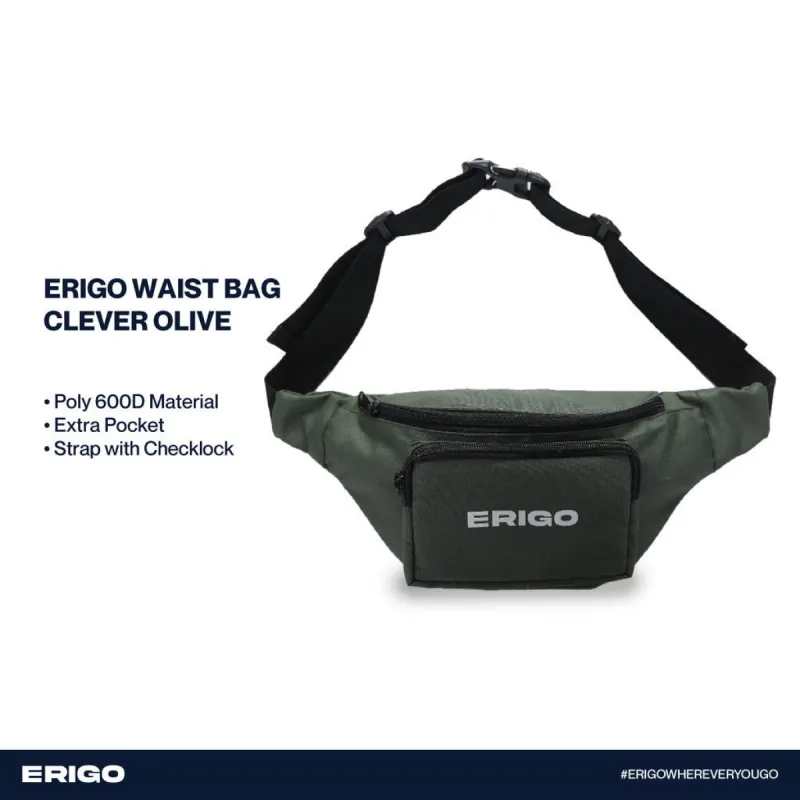 Erigo Waist Bag Clever Olive Unisex sold by Erigo