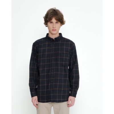 Erigo Flannel Elnara Navy sold by Erigo