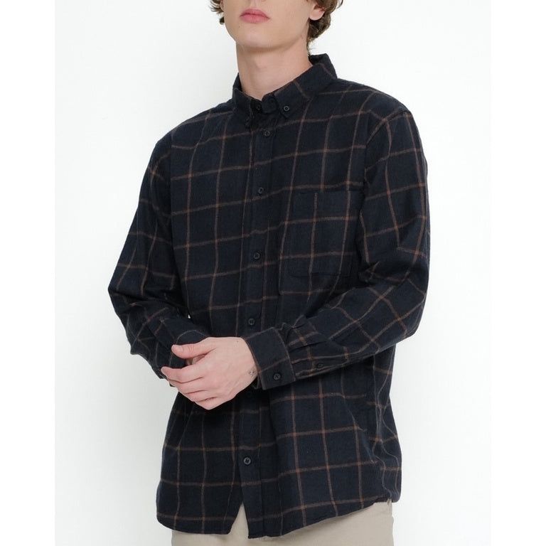 Erigo Flannel Elnara Navy sold by Erigo product image thumbnail 4