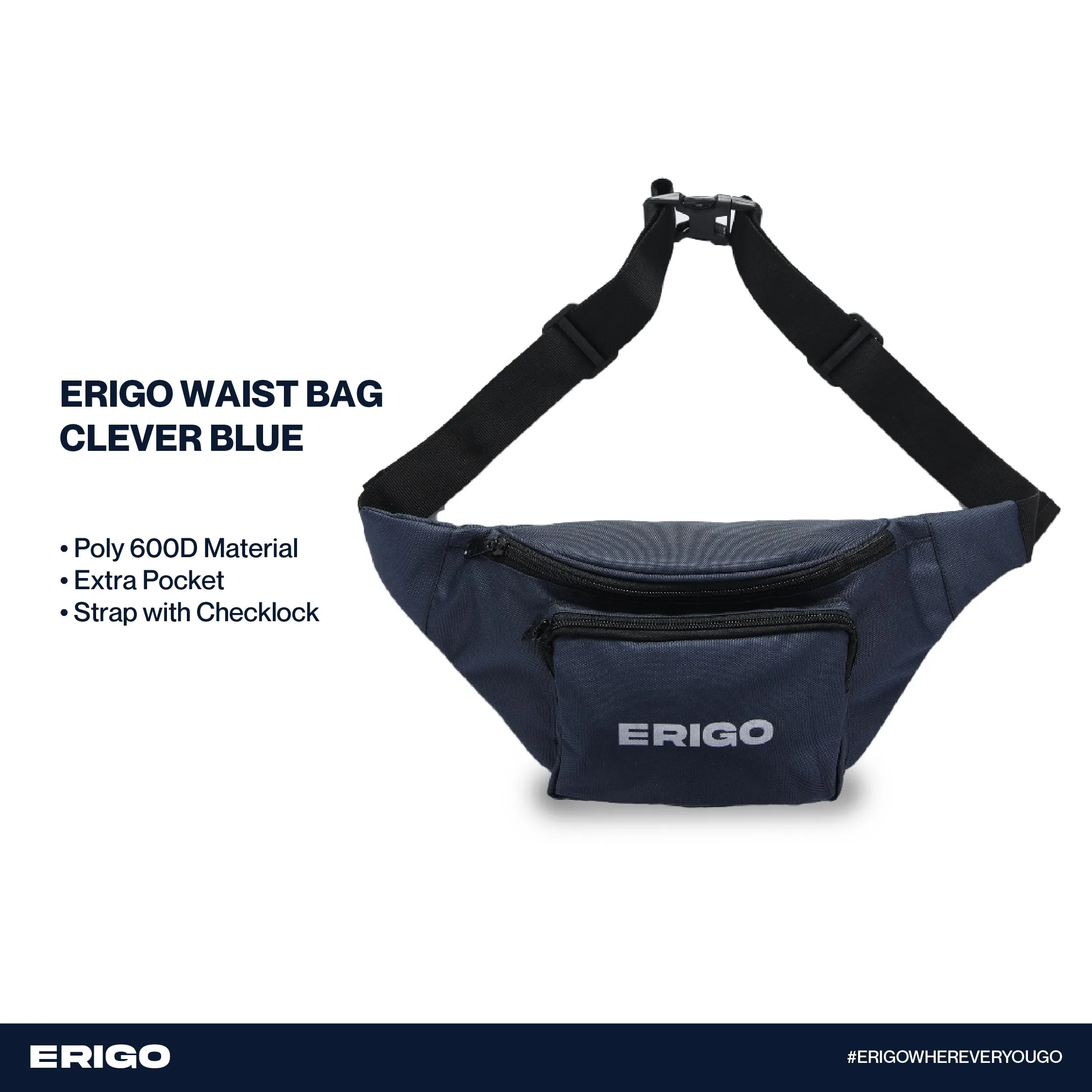 Erigo Waist Bag Clever Blue sold by Erigo