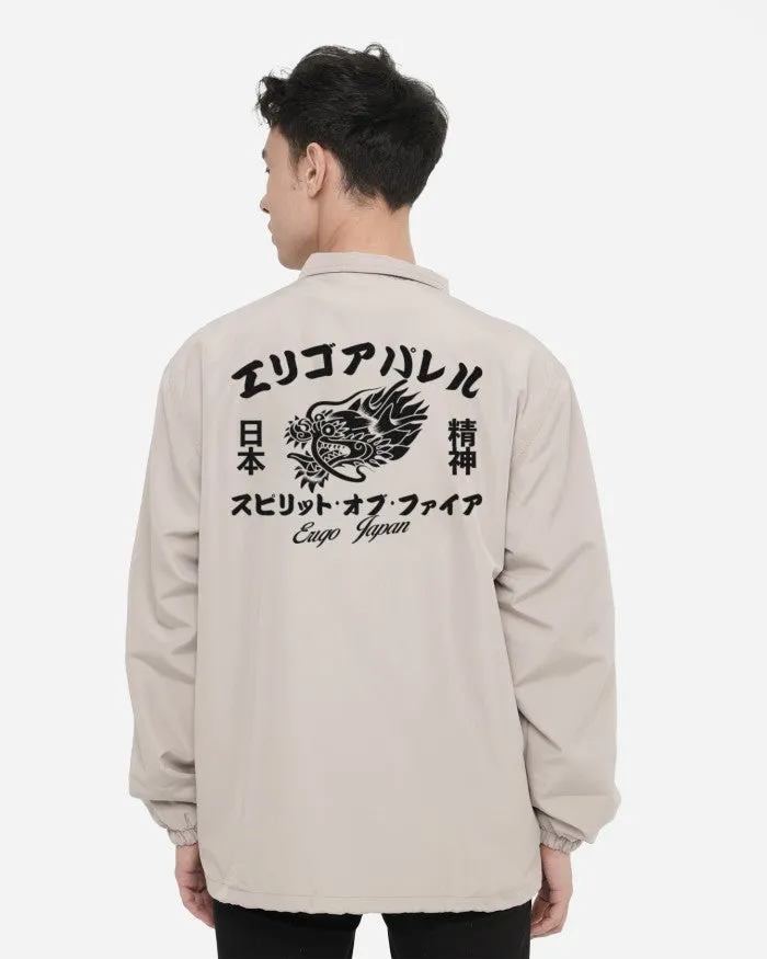 Erigo Coach Jacket Graphic Kazui Khaki sold by Erigo product image thumbnail 2