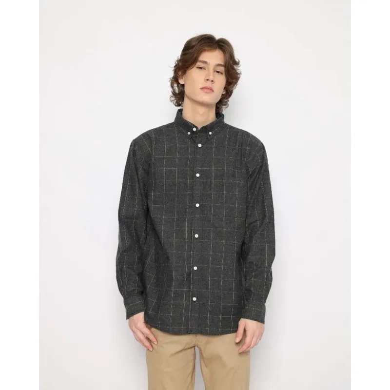 Erigo Flannel Pacifyca Dark Grey sold by Erigo