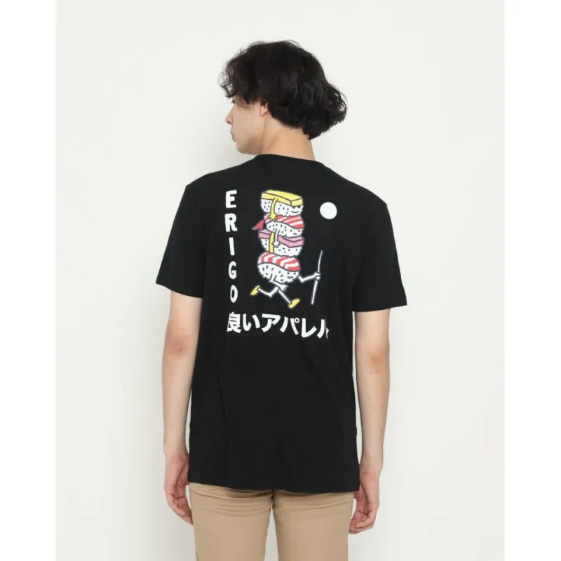 Erigo T-Shirt Sushi Fighter Black sold by Erigo