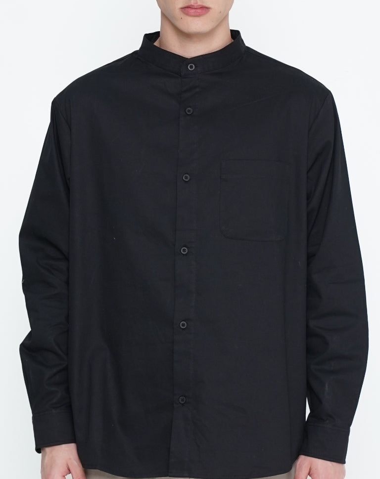 Erigo Kemeja Shanghai Longsleeve Leiden Black Unisex sold by Erigo product image thumbnail 5