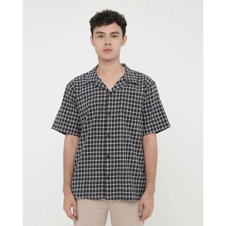 Erigo Short Sleeve Flannel Neumann Black sold by Erigo